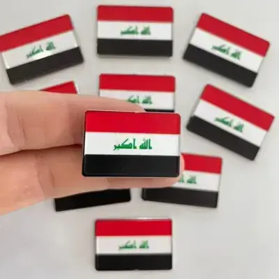 Metal Sticker – IRAQ Flag