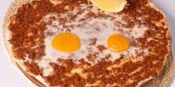 Lahmacun with Egg