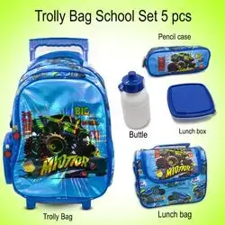 Trolley Bag School Set 5pcs