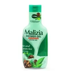 Malizia shower gel برائحه الصنوبر والشاي الاخضر 