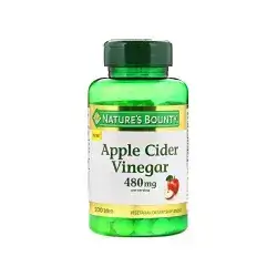 ناتشرز باونتي خل التفاح 480مجم 200 كبسولة/Natures Bounty Apple Cider Vinegar 480mg 200 Tablets