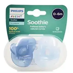 Avent PHILIPS Soother For newborns (Follows baby's natural curves) 0-6 Months