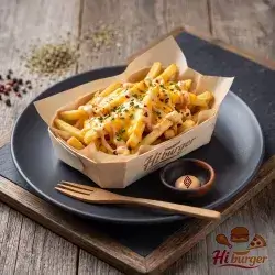 Small Fries With Sauce & Cheese