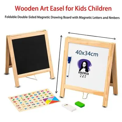 Wooden Art Easel for kids children