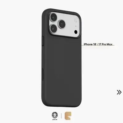 Green Lion Premium Liquid Silicone MagSafe Case for iPhone 18/17 Pro Max N52 Magnets & Microfiber Lining - Black