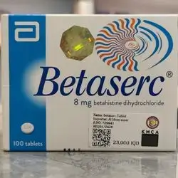betaserc 8mg betahistine 100tablets _abbott