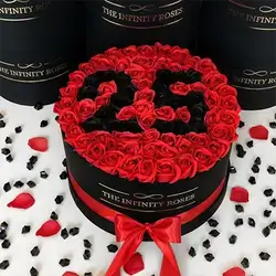Box Of Red And Black With Number