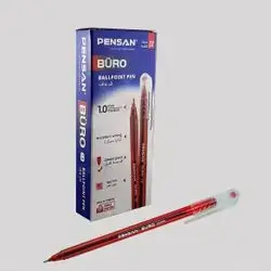 One packet Pensan Buro Red color-12 pcs
