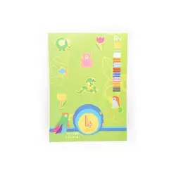 colored pages for handworks, A4 size , 20 pages