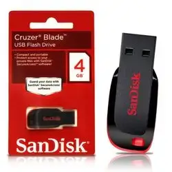 Sandisk Flash Memory USB 2.0 4GB