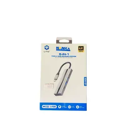 LITO LD-H02 5-in-1 Multifunction Type-C Hub Adapter