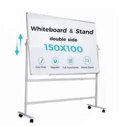 White Board & Stand 100 × 150
