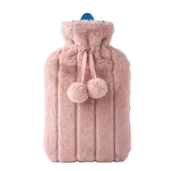 Rubber Hot Water Bag with Plush Cover OPH-302 _ Optimal
