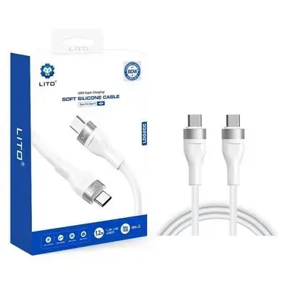 Lito LD02CL 30W Liquid Silicone USB-C to Lightning Fast Charging Cable