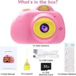 OMZER Kids Camera 1080P Selfie Mini Camera