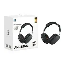 LITO LE11 PRO ANC HEADSET Black Wireless