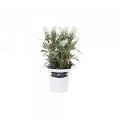 Koopman Articial Lavander Plant In A Zinc Pot