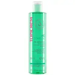 Topicrem AC Purifying Cleansing Gel منظف ينظم إفراز الدهون ويستهدف الاحتياجات المحددة للبشرة الدهنية الحساسة للبالغين والمراهقين.