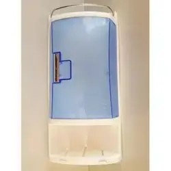Corner Caddy Transparent Blue