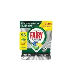 Fairy Platinum Dishwashing Tabs Lemon 96 Pcs