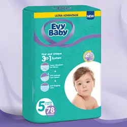 Diapers Evy Baby 5 (11-25) 78 pcs.
