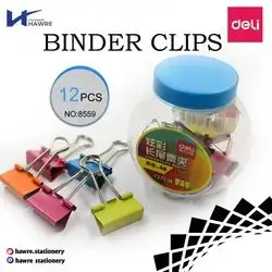 Binder clip-deli (8559) 12pcs