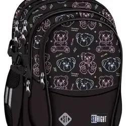 St.Right Backpack, 4 Compartments, Ergonomic, Waterproof, Trouble Maker Bear BP01, 43x32x21cm