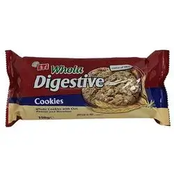 Eti Whola Digestive Cookies With Hazelnut & Oats 198G