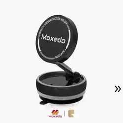 Moxedo Snap-On Magnetic Holder MagSafe Compatible & Vacuum Suction