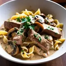 Beef Stroganoff