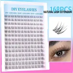 MEM 168pcs D-Curl 9-12mm Mixed Eyelash Extension