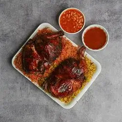 مریشک + برنجی مەندی