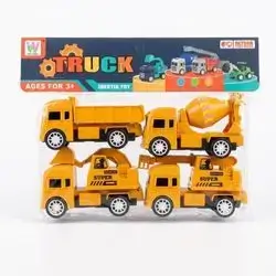 Truck Toy Set – 4 Pieces