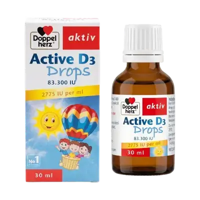 Active D3 83.300IU Drops 30ml _ Doppel herz
