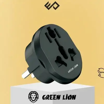 Green Lion Universal Conversion EU Plug 2 - Black