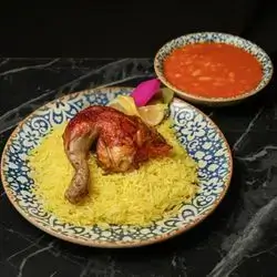 Quarter Chicken With Rice