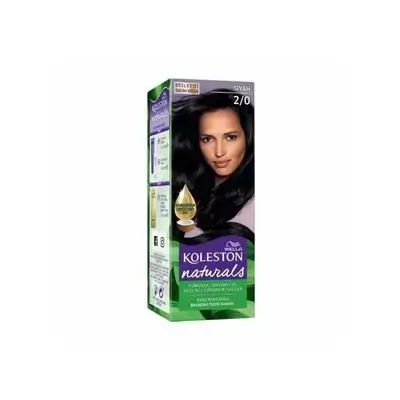 Wella Koleston Naturals Hair Dye 2/0 Black