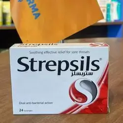 strepsils soothing effective relief for sore throats dual anti-bacterial action 24 lozanges