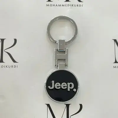 Metal Keychain – Jeep Logo ميدالية مفاتيح معدنية