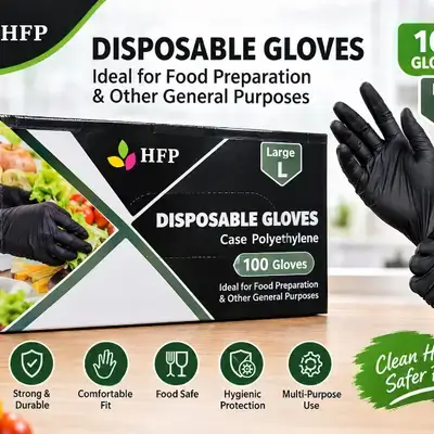Disposable gloves size LARGE
