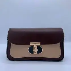 Two-Tone Crossbody Bag