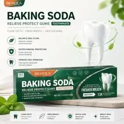 BIOAQUA Baking Soda Relieve Protect Gums Toothpaste