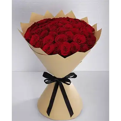 Bouquet Of Red Flowers, 51 Flowers