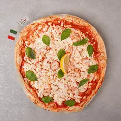 Pizza Con Gamberetti