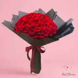 Bouquet Flowers- Red