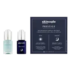 PRESTIGE Skin Renaissance Ampoule Treatment DAY HA+++ Intensive Booster Ampoule 15ml & NIGHT 10% VIT-C+++ Total Renewal Ampoule 15ml _ skincode