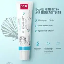 splat biocalcium toothpaste- bio-active toothpaste with natural enzymes &building components of tooth enamel 100ml