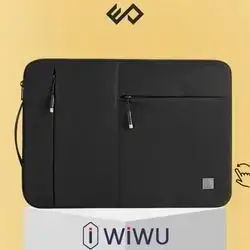 Wiwu Alpha Double Sleeve for 15.6inch Laptops- Black