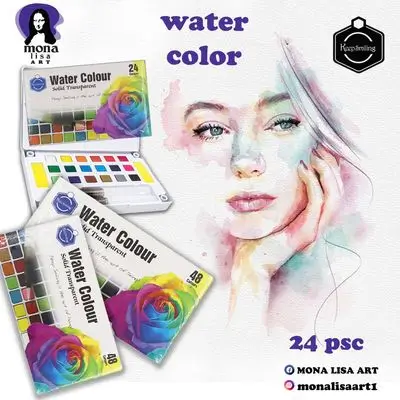 Watercolor-Keep smiling