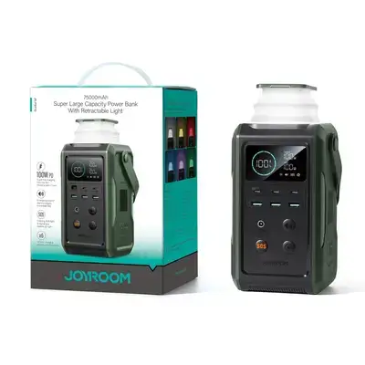 Joyroom 75,000mAh PD100W Power Bank with Night Light – Large Capacity